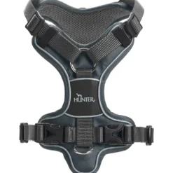 Hunter Divo hundesele L grå/grå just mave 72-100 cm - Stabil kontrol og komfort