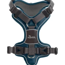Hunter Divo hundesele M petrol/grå just. mave 56-73 cm - Stabil bevægelse og ergonomisk komfort