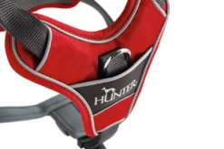 Hunter Divo hundesele M rød/grå just mave 56-73 cm - Stabil pasform og aktiv komfort