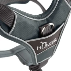 Hunter Divo hundesele S-M grå/grå just mave 52-68 cm - Stabil kontrol og komfort