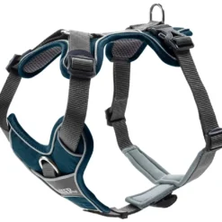 Hunter Divo hundesele S petrol/grå just mave 45-56 cm - Fleksibel kontrol og komfort i balance