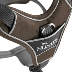 Hunter Divo hundesele XS brun/grå just mave 34-47 cm - Let pasform til små hunde