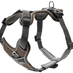 Hunter Divo hundesele XS brun/grå just mave 34-47 cm - Let pasform til små hunde