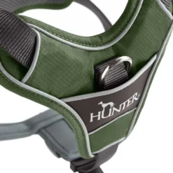 Hunter Divo hundesele XS grøn/grå just mave 34-47 cm - Let komfort og tryg pasform