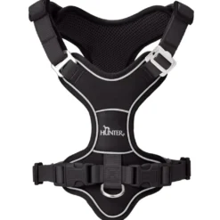 Hunter Divo Up hundesele L sort just mave 72-100 cm - Robust støtte og tryg kontrol