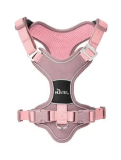 Hunter Divo Up hundesele M lyserød just mave 56-73 cm - Stabil bevægelse og afbalanceret komfort