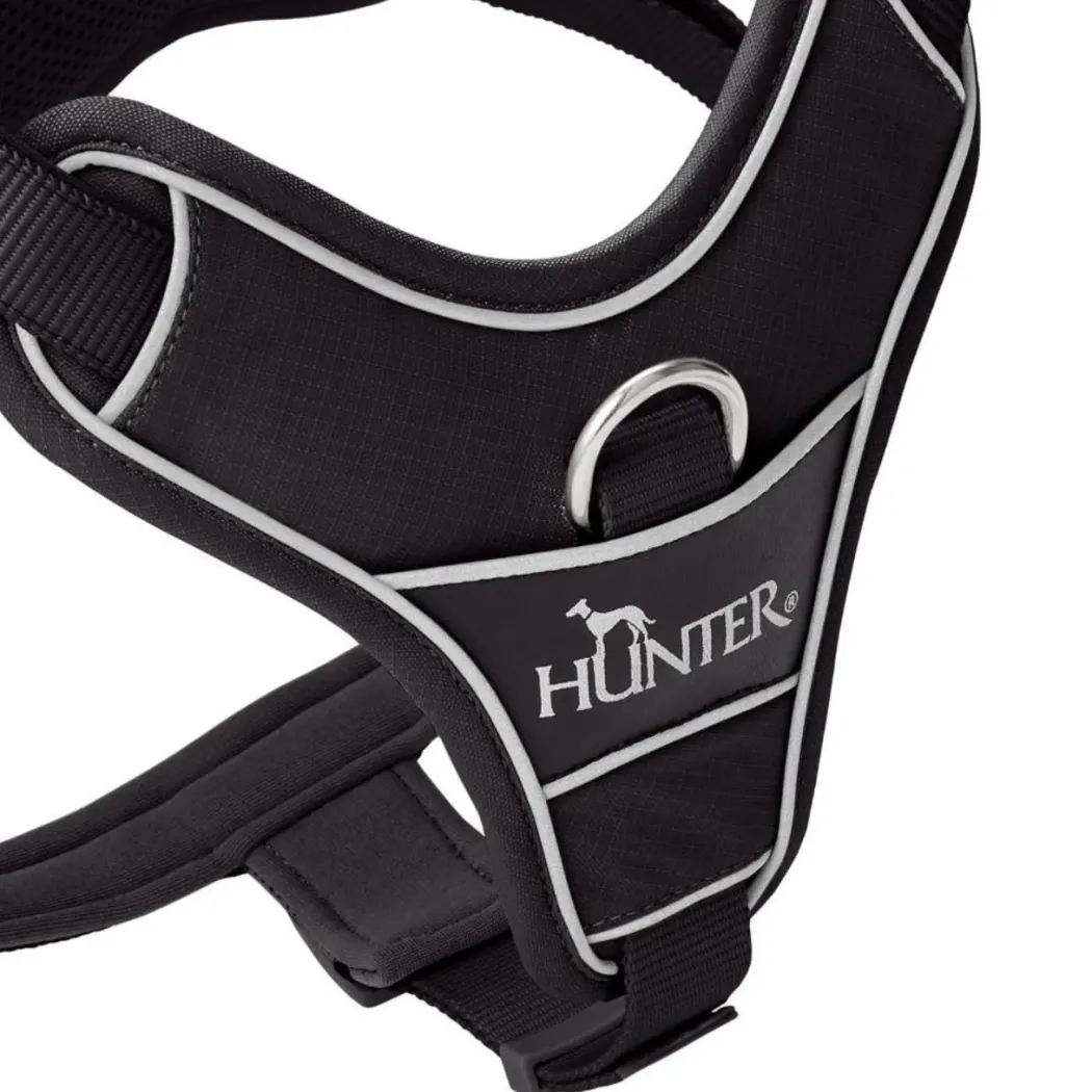 Hunter Divo Up hundesele S-M sort just mave 52-56 cm - Afbalanceret bevægelse og sikker kontrol