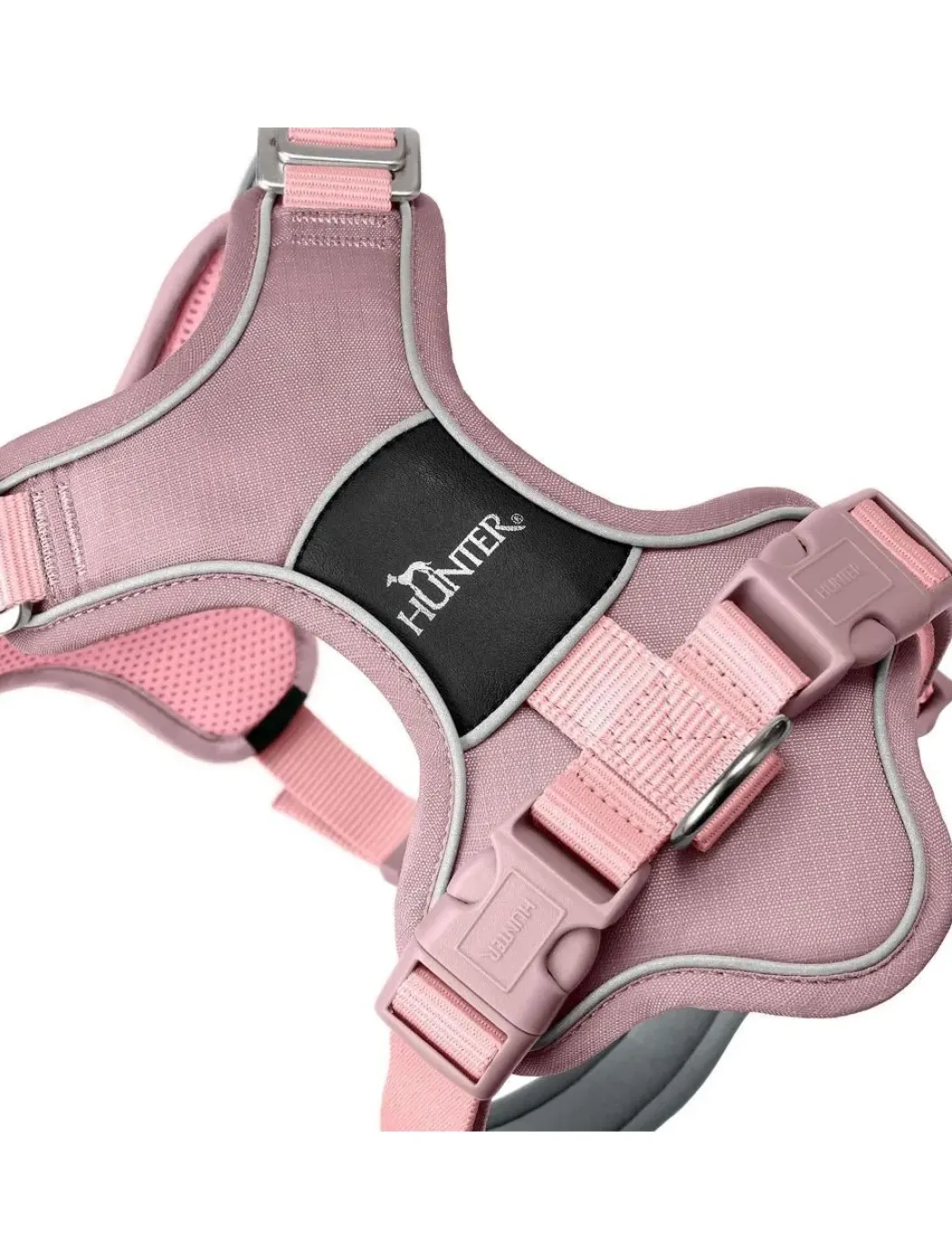 Hunter Divo Up hundesele XS lyserød just mave 34-47 cm - Blid påtagning og let ergonomisk komfort