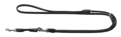 Hunter Elg Rundsyet Hundeline 14 mm Sort