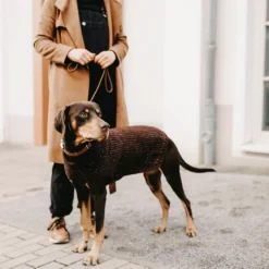 Hunter Finja pullover strik Mørkebrun str 50