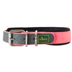 Hunter Halsbånd Convenience NeonPink 40 - 29-35 cm