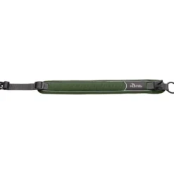Hunter Halsbånd Divo XL Grøn/Grå - justerbart hundehalsbånd (55-65 cm, B 5,5 cm)