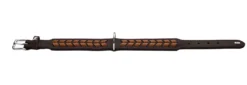 Hunter Halsbånd El Paso S-M Brun/Sort 50 - 37-43 cm