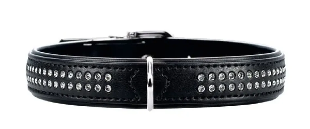 Hunter Halsbånd 40 Modern Art Deluxe Sort - 29-35 cm