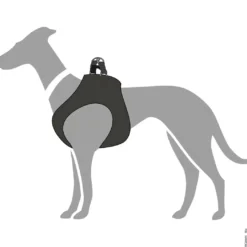 Hunter Hilo læder hundesele XS-S sort hals 37-40 cm - blød og let pasform