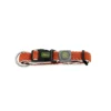 Hunter hunde halsbånd Hilo Orange XL - justerbart hundehalsbånd (45-70 cm, B 3,8 cm)