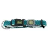 Hunter hunde halsbånd Hilo Turkis S-M - justerbart hundehalsbånd (30-43 cm, B 2,5 cm)