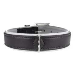 Hunter Hundehalsbånd læder Canada Elg Grå 40 - 29-35 cm