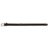 Hunter Hundehalsbånd læder Canada Elg Str.30 Sort/Cognac - 21-25 cm