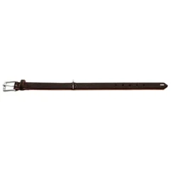 Hunter Hundehalsbånd læder Canada Elg Str.40 Sort/Cognac - 29-35 cm