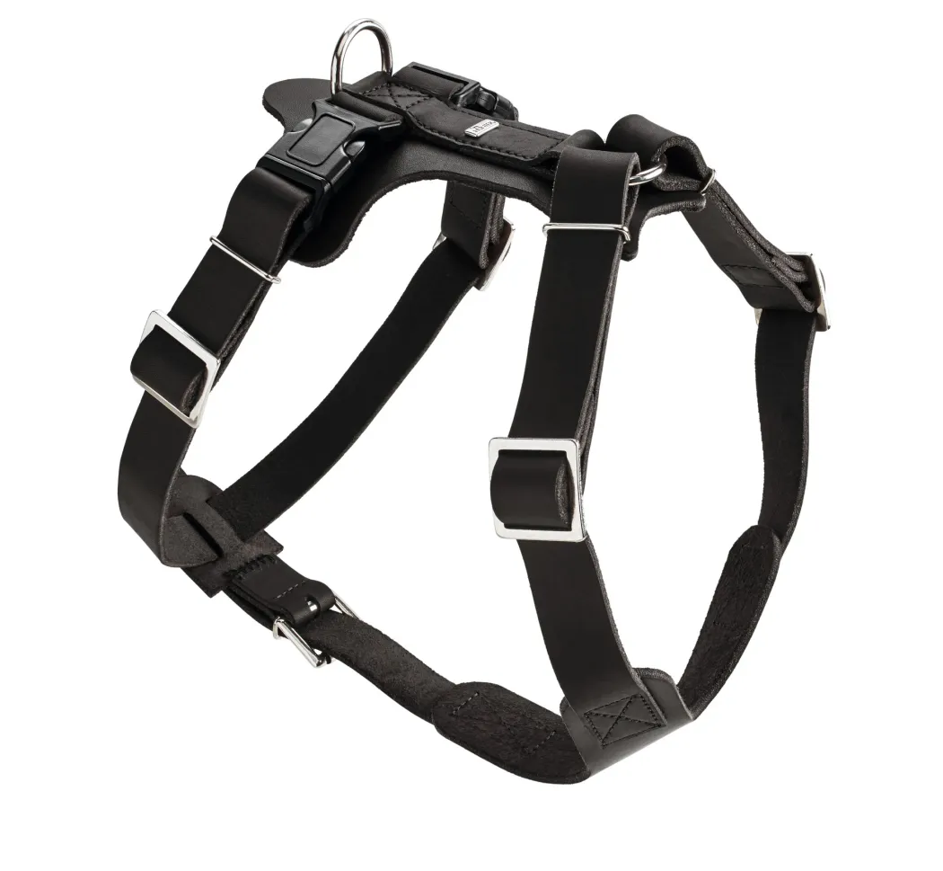 Hunter Hundesele Aalborg Sort S-M/1 - 44-56 cm bryst/hals