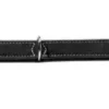Hunter Hunting halsbånd str.60 Sort - justerbart hundehalsbånd (46 - 52 cm., B 3,5 cm.)