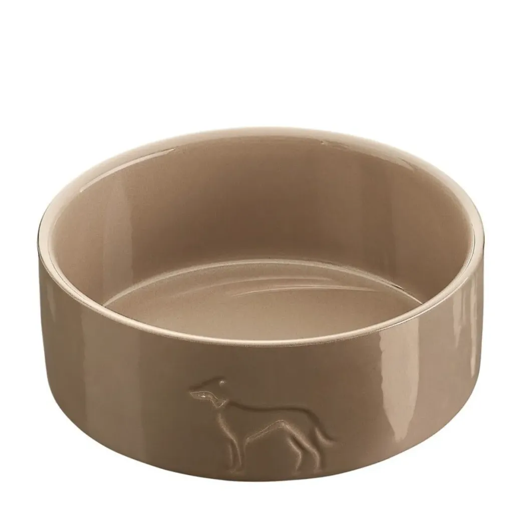 Hunter Keramikskål Osby 1100 ml Beige - stilren foder- og vandskål