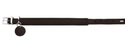 Hunter Larvik Comfort 35 Mørkebrun Hundehalsbånd - justerbart hundehalsbånd (24 - 30 cm, B