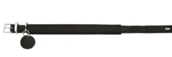 Hunter Larvik Comfort 40 Sort Hundehalsbånd - justerbart hundehalsbånd (28 - 34 cm, B 2,2