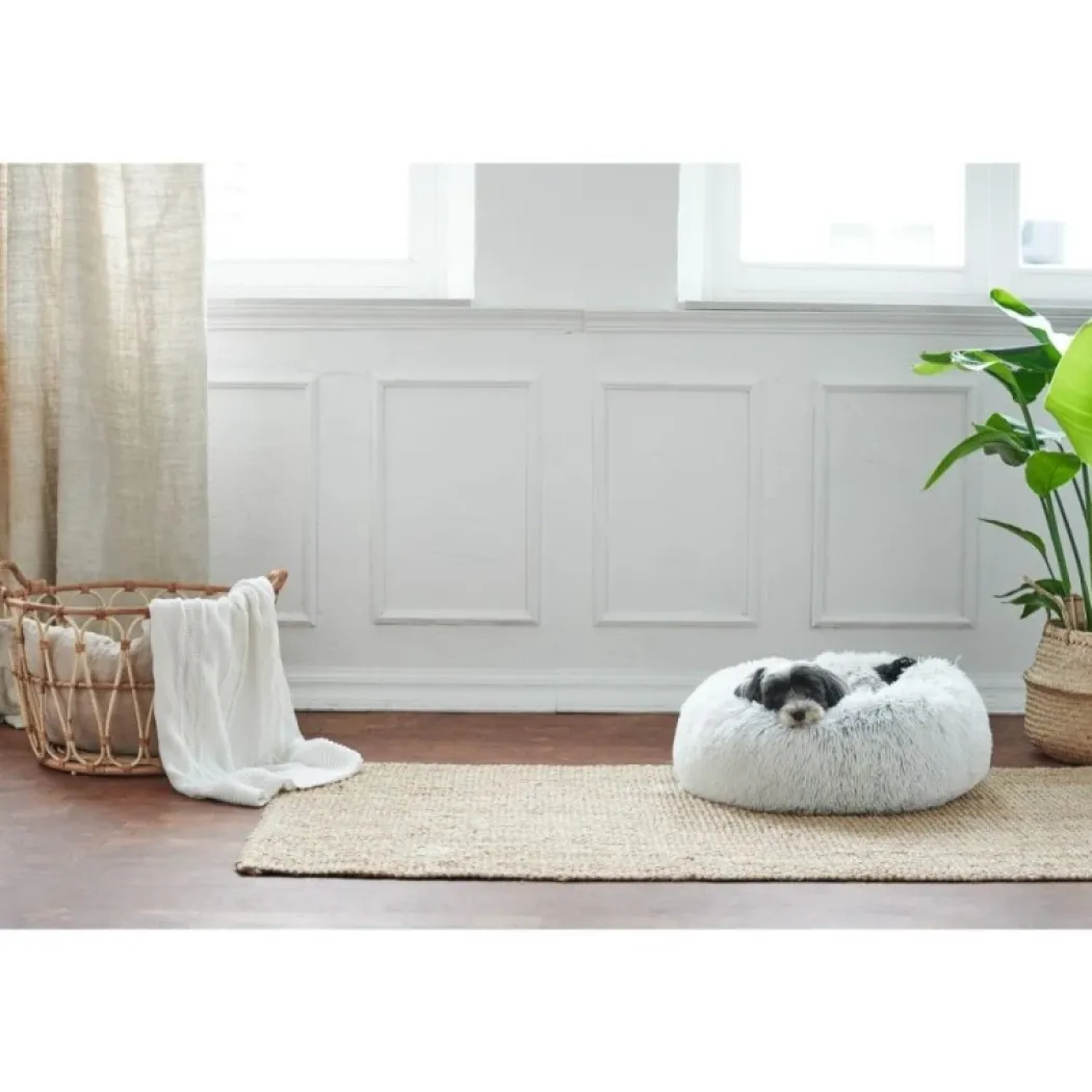 Hunter Loppa donut hundeseng Ø 50 cm Hvid