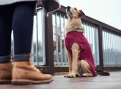 Hunter Malmø pullover strik bordeaux str. 50