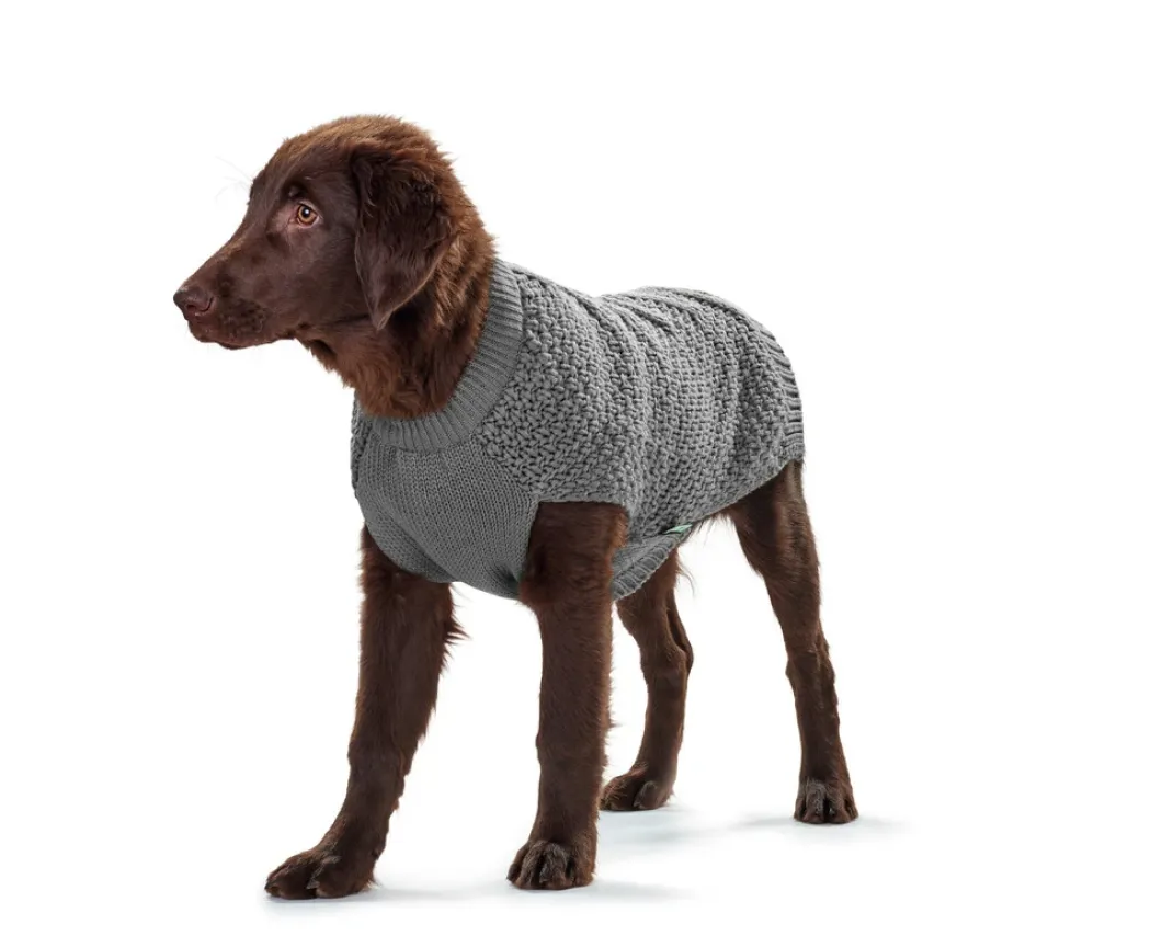 Hunter Malmø pullover strik grå str. 50