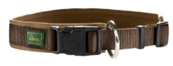 Hunter Neopren hundehalsbånd brun 55 cm - 50-55 cm indstilling