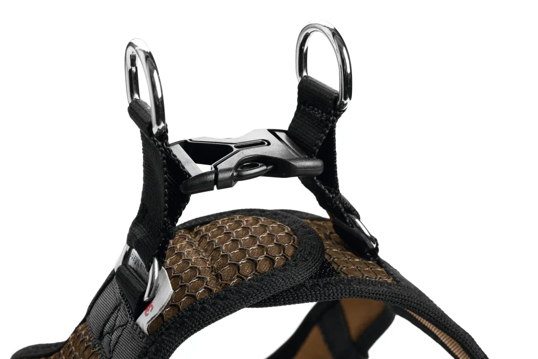 Hunter NY Hilo Comfort hundesele XS-S brun mave/bryst 40-46 cm - Let komfort og stabil pasform