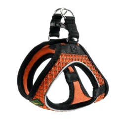 Hunter NY Hilo Comfort hundesele S-M orange just mave 52-58 cm - Let støtte med fleksibel pasform