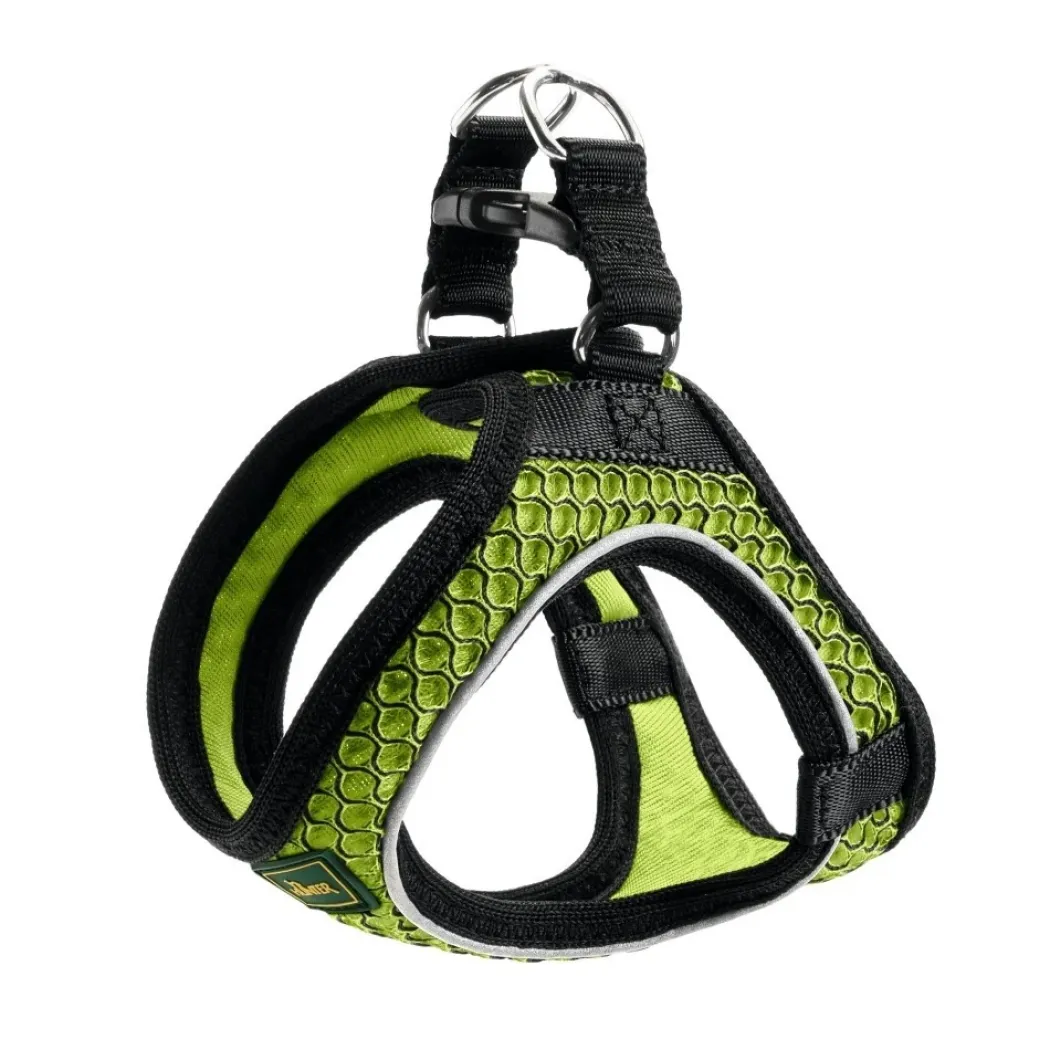 Hunter NY Hilo Comfort hundesele XXS lime mave/bryst 31-33 cm - Let og blød pasform