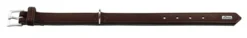 Hunter Softie hundehalsbånd brun 40 cm - 28-34 cm indstilling
