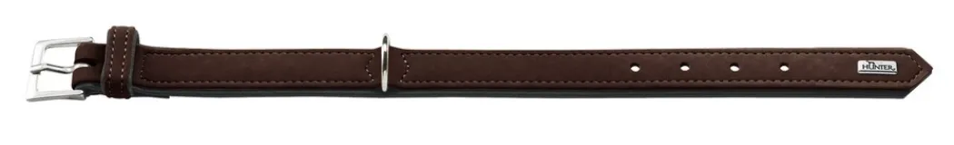 Hunter Softie hundehalsbånd 65 cm brun - 51-59 cm indstilling