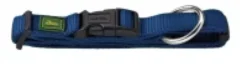 Hunter Vario Plus Halsbånd Mørkeblå L 40-63 cm - Komfortabelt og justerbart hundehalsbånd
