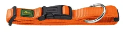 Hunter Vario Plus Halsbånd Orange M 35-53 cm - Komfortabelt og justerbart hundehalsbånd