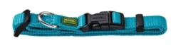 Hunter Vario Plus Halsbånd Petroleumsblå XS 22-35 cm - Komfortabelt og justerbart hundehalsbånd