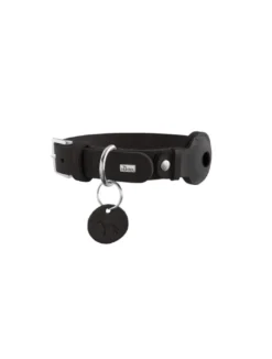 Hunter Viborg AirTag Halsbånd Sort S-M 50 - Justerbar 37-43 cm
