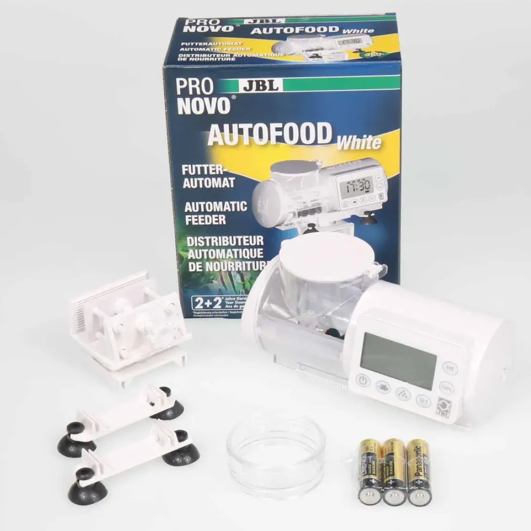 JBL ProNovo AutoFood - Hvid Foderautomat til akvariefisk
