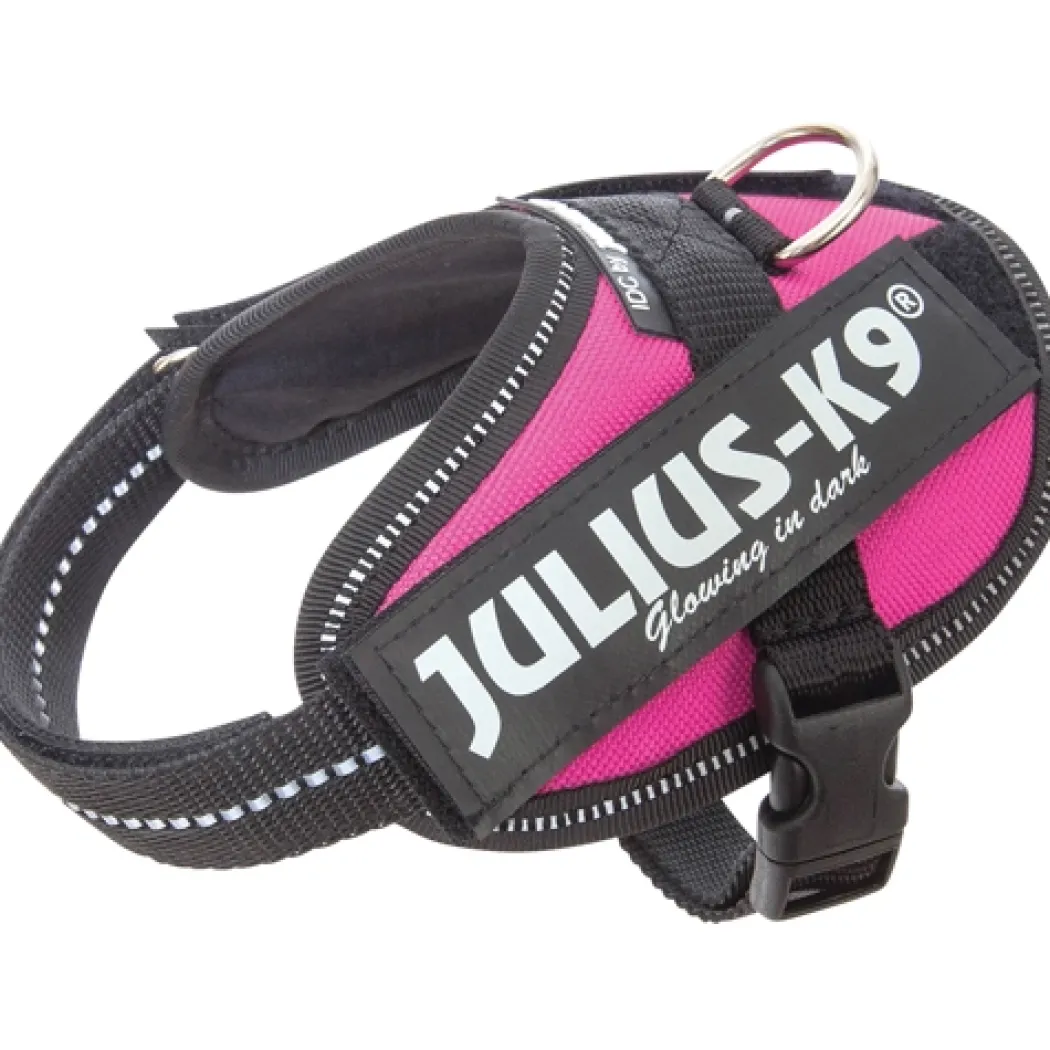 Julius K9 hundesele IDC Mørk Pink str 4