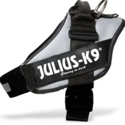 Julius K9 hundesele IDC sølvfarvet str Baby 1