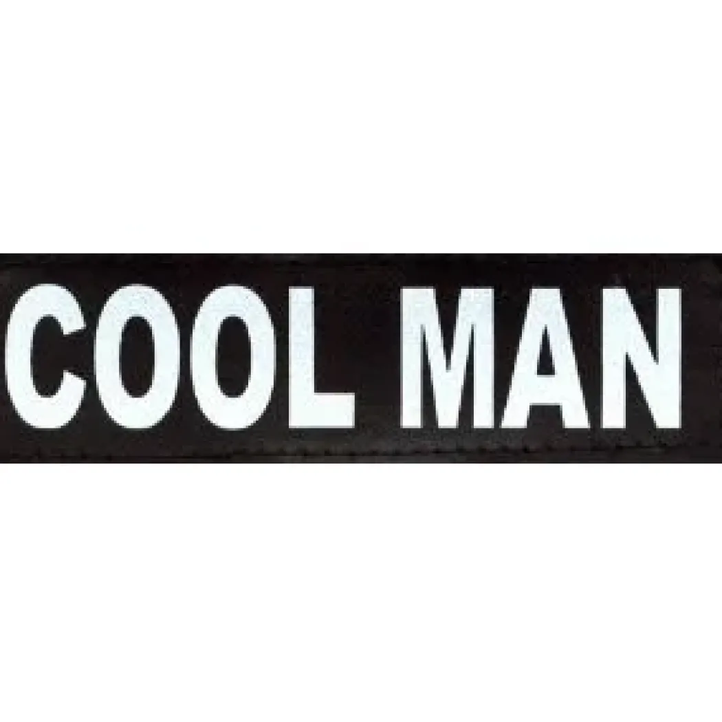 Julius K9 hundeskilt COOL MAN stor