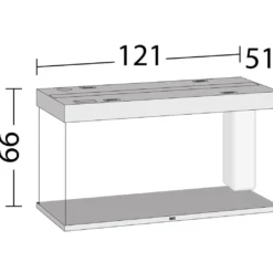 Juwel Akvarium Led Rio 350 Eg 121x51x66 cm 350 L