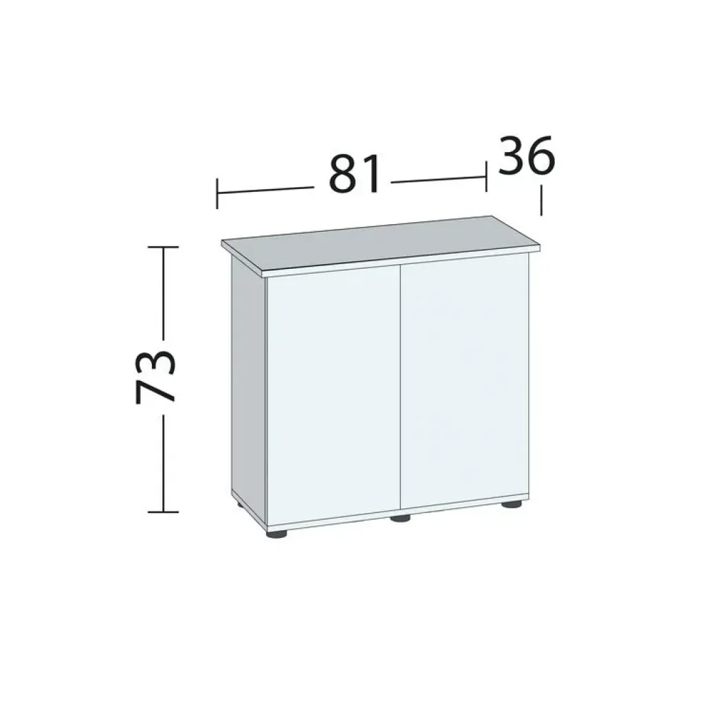 Juwel Akv. Bord/skab Sbx 125 Eg 81x36x73 cm Rio 125 Liter