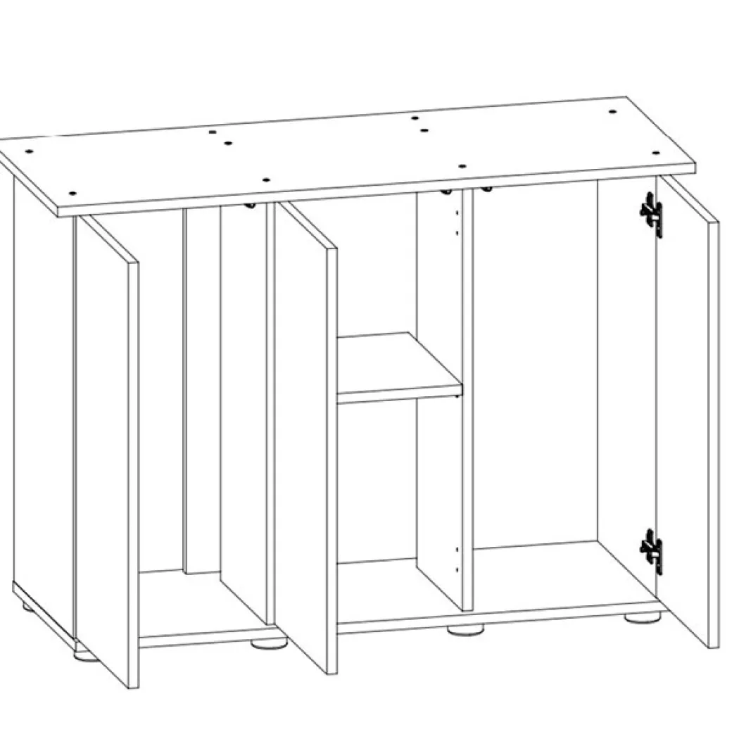 Juwel Akv. Bord/skab Sbx 450 Grå 151x51x66 cm Rio 450 L