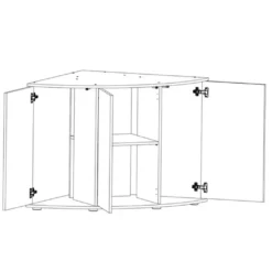 Juwel Akv. Bord/skab Sbx Trigon 190 Sort